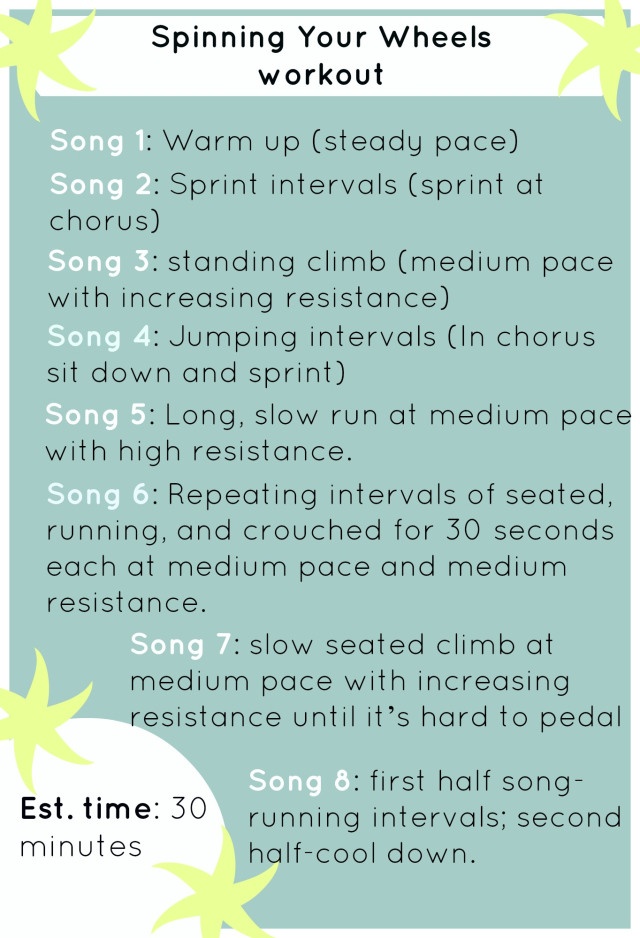 indoor spinning routine