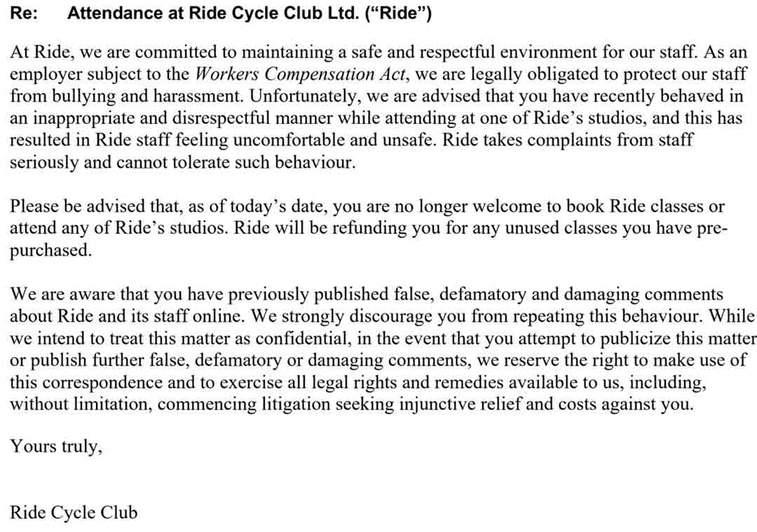 RIDE CYCLE CLUB REVIEW