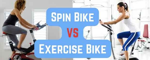 spin bike vs exercise bike