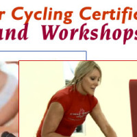 indoor cycling with screen